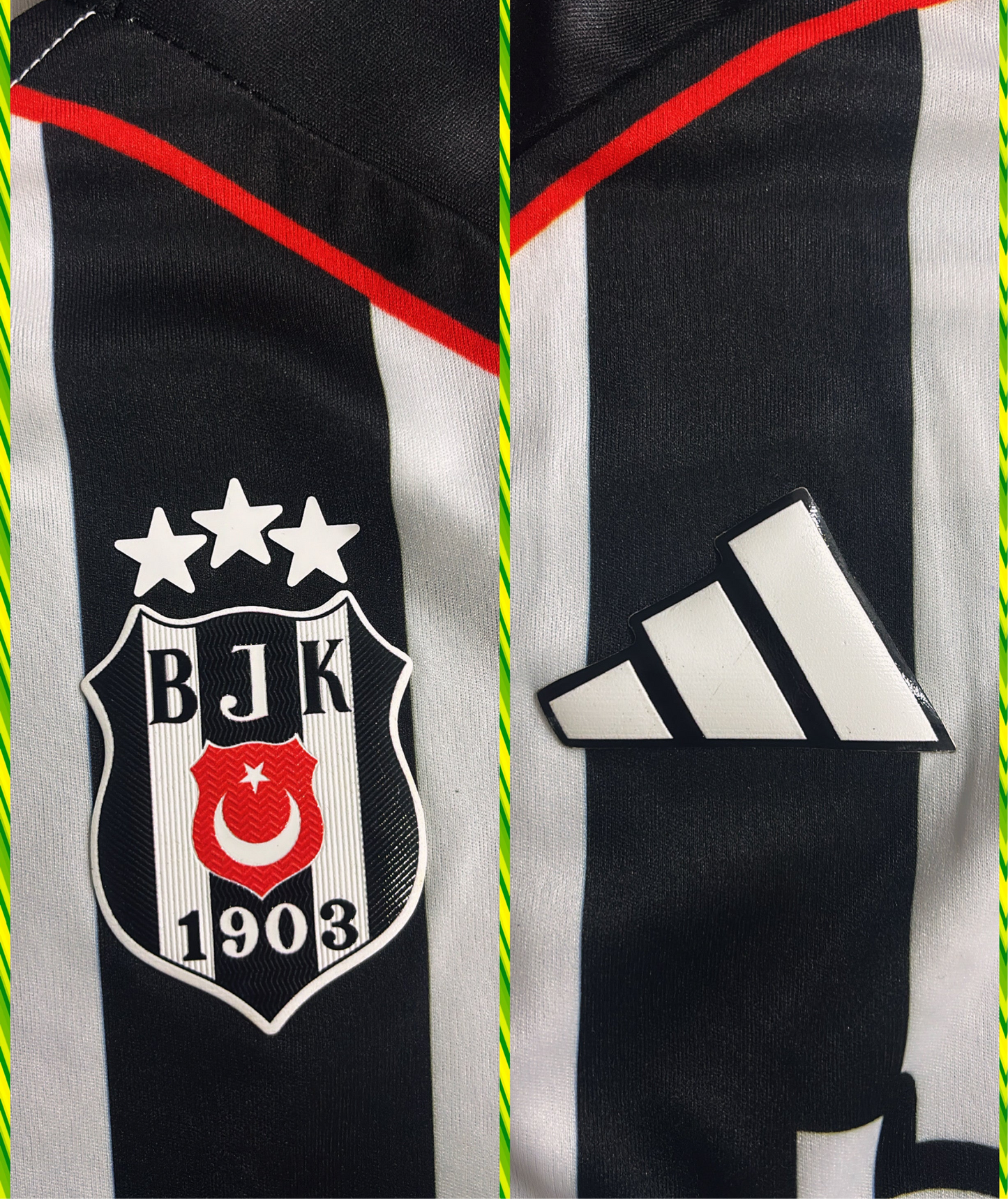 PROFESYONEL KALİTE BEŞİKTAŞ ÇUBUKLU 2025-2026 EV SAHİBİ FORMASI