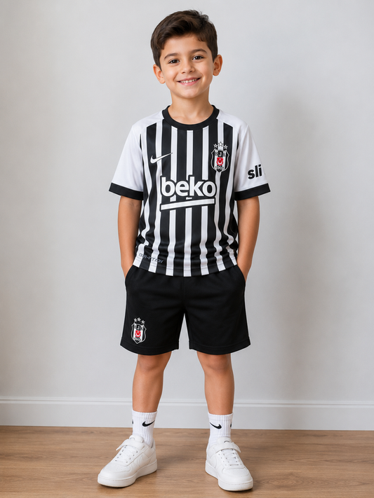 BEŞİKTAŞ 2027 ÇUBUKLU ÇOCUK FORMASI ( ŞORT DAHİL )