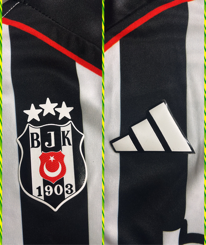 PROFESYONEL KALİTE BEŞİKTAŞ ÇUBUKLU 2025-2026 EV SAHİBİ FORMASI