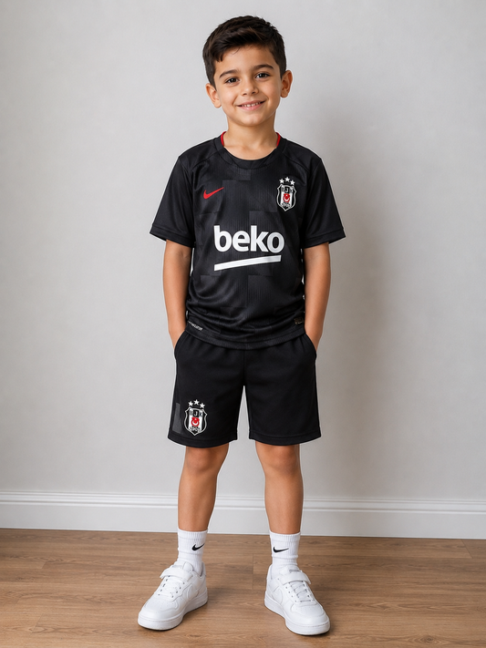 BEŞİKTAŞ 2027 SİYAH  ÇOCUK FORMASI ( ŞORT DAHİL )