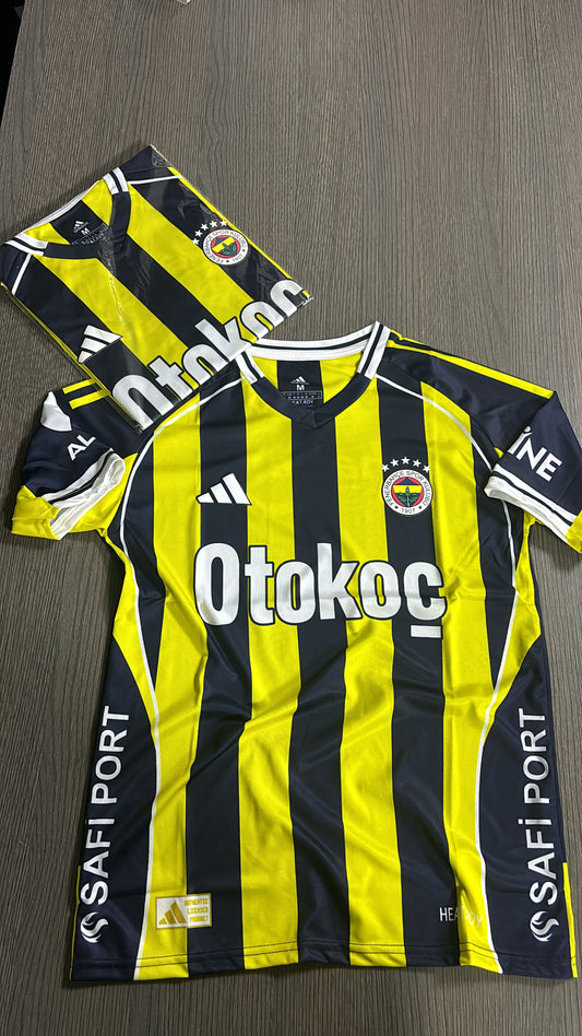 PROFESYONEL KALİTE FENERBAHÇE ÇUBUKLU 2025-2026 EV SAHİBİ FORMASI