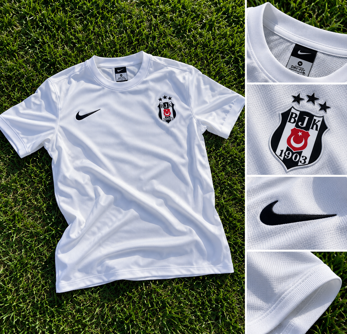 BJK 2026-2027 BEYAZ  ANTRENMAN T -SHİRT