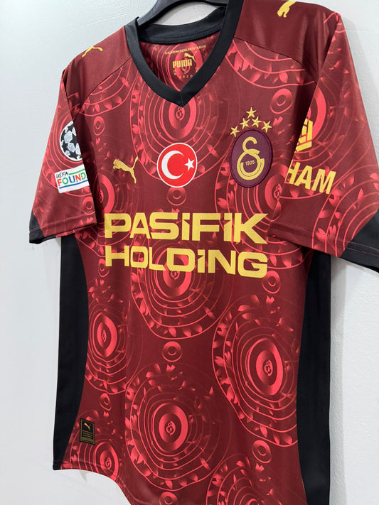 GS 2025-2026 PASİFİK SPONSORLU   DEPLASMAN BORDO  FORMASI